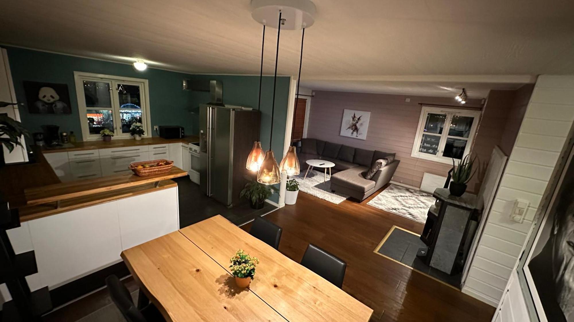 Cozy House In The Heart Of Tromsdalen. Central Тромсьо Екстериор снимка